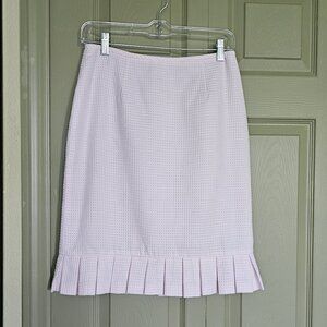 Liz Claiborne pink/white suit skirt size 4